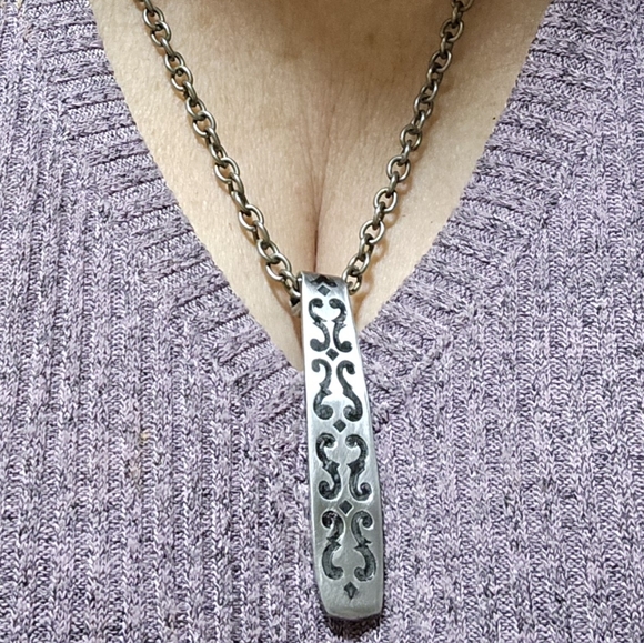 Handcrafted Rolled Necklace - Picture 5 of 5